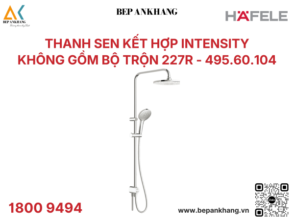 Thanh sen kết hợp Hafele - Intensity chưa gồm bộ trộn - 495.60.104